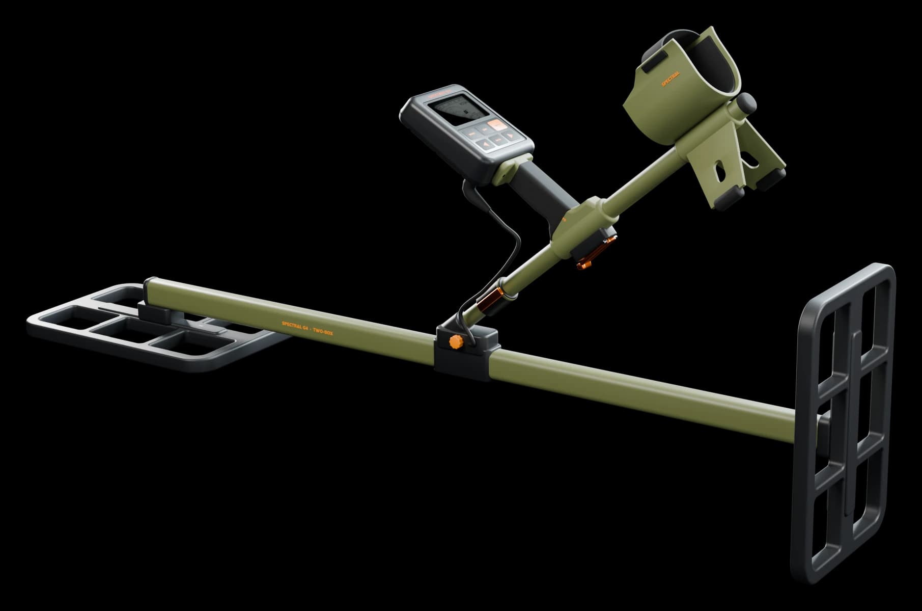Spectral-G4 in two-box mode: carrier profile with two antennas